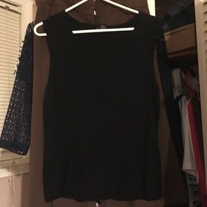 Black summer sweater